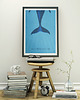 plakaty Wieloryb - plakat fine art 50x70 cm
