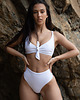 stroje kąpielowe i kostiumy kąpielowe damskie TROPIKO SWIMWEAR - dół bikini SARDINIA white