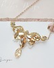 Biżuteria ślubna NASZYJNIK Perfect Glam Crystalized - Gold