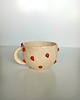 filiżanki Ceramiczny ręcznie robiony kubek w poziomki