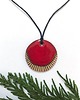 wisiory Wisiorek ceramiczny w czerwieni