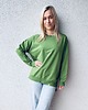 bluza z kapturem damska Bluza damska, oversize "Zielony"