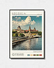 plakaty Szczecin plakat w stylu retro