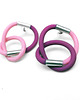 kolczyki wire wrapping Rubber soul - dwukolorowe