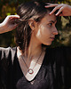wisiory MINIMAL BIG necklace / black silver