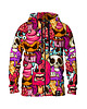 bluza z kapturem damska Damska Bluza Expres Zamek DR.CROW Dessert Monsters