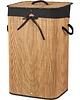 kosze do przechowywania Kosz na pranie bambusowy  60x30x40 cm MOSAS 72 litry