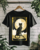 t-shirty męskie Koszulka - Kocia karta Tarota - Księżyc, The Moon #12