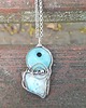 wisiory Larimar na surowo - wisiorek
