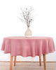 obrusy i serwetki Obrus okrągły medium linen DUSTY PINK
