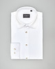 koszule męskie Koszula terranova 00552 długi rękaw biały slim fit