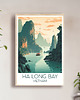 plakaty Wietnam - Zatoka Ha Long - Plakat, pamiątka dla podróżnika