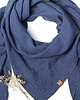 szale damskie Bawełniana chusta muślinowa JEANS, modna chusta