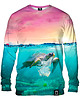 bluzy męskie Bluza Bez Kaptura Męska DR.CROW Turtle