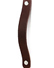 gałki do mebli Skórzany uchwyt meblowy COLORISO MEDIUM BROWN