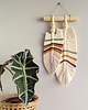 makramy Makrama plecione pióra indiańskie, dekoracje w stylu boho hippie