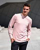 bluzy męskie Różowa bluza męska z bawełny M