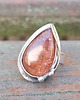 pierścionki - różne Kamień słoneczny - pierścionek regulowany