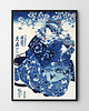 plakaty Plakat Gejsza blue
