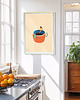 plakaty Plakat pierwszy łyk espresso - kawa