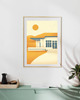 grafiki i ilustracje PLAKAT dekoracyjny bauhaus, mid century modern