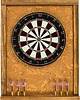 Ozdoby na ścianę Tablica Korkowa John Paddle do Darta Brązowa