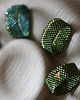 pierścionki - różne Pierścionek Beadingowy Green