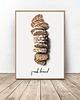 plakaty Plakat kuchenny "Świeży chleb" 30x40 (300mm x 400mm)