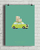 plakaty Plakat Mr. Bean - British Mini 