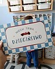 obrazy i plakaty do pokoju dziecięcego Niech trwa dzieciństwo - tabliczka plakat