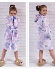 bielizna i piżamy dla dziewczynki Szlafrok dla dziewczynki Kwiaty