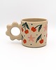 kubki Ceramiczny kubek w wisienki