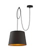 lampy wiszące Regulowana lampa wisząca z abażurem w stylu glamour TIMARY