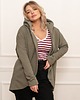 bluza z kapturem damska Peleryna do zadań specjalnych Khaki