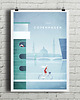 plakaty Kopenhaga - vintage plakat
