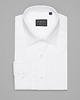 koszule męskie Koszula 00312 dł. rękaw biały slim fit 164/170 39