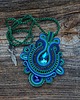 wisiory Elegancki naszyjnik soutache