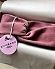 opaski do włosów Bubble Pink Velvet Turban - Opaska