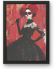 plakaty Plakat - Santa muerte in black
