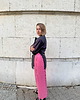spódnice maxi Spódnica Pink Contrast Pliss