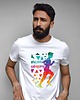 t-shirty męskie Koszulka organiczna z nadrukiem Wiecznie zabiegany