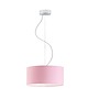lampy do pokoju dziecka Różowa lampa wisząca do pokoju dziewczynki HAJFA KIDS o średnicy 30 cm