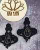 kolczyki soutache czekamy na lato - kolczyki sutasz