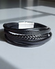 biżuteria męska Męska bransoletka ekoskóra