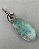 wisiory Cara - wisiorek z agatem i oksydowanym srebrem, wire-wrapping