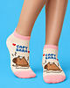 skarpetki damskie Skarpetki Kapibara damskie różowe  krótkie bawełna CandySox 36-41