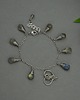 bransoletki wire wrapping Bransoletka regulowana serce kolorowe labradoryty wire wrapping