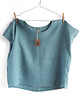 t-shirt damskie lniany t-shirt "Momo"