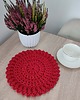 podkładki do kuchni Podkładka boho ze sznurka bawełnianego szydełkowa 26cm
