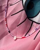 chokery Choker z koralikami i perłą